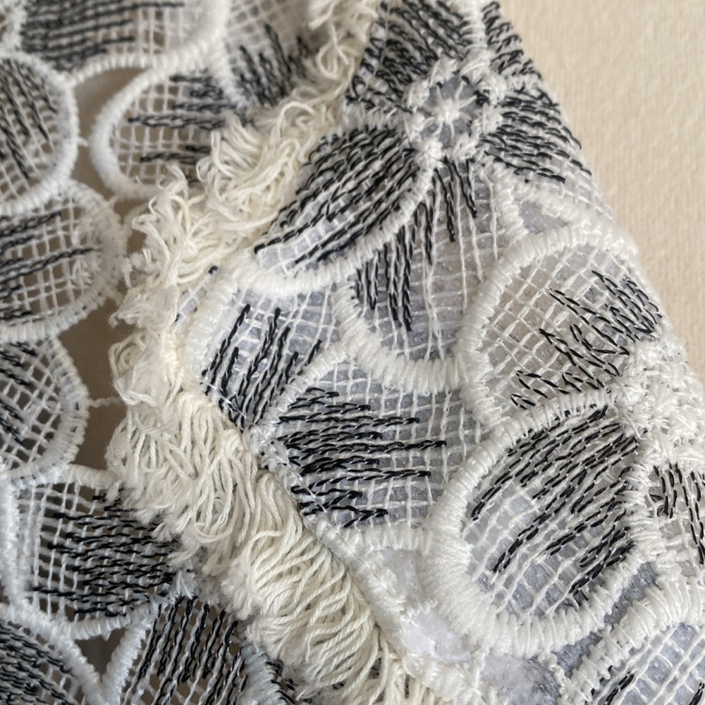 Adore White Floral Lace Women's Blazer - Picture 5 of 10